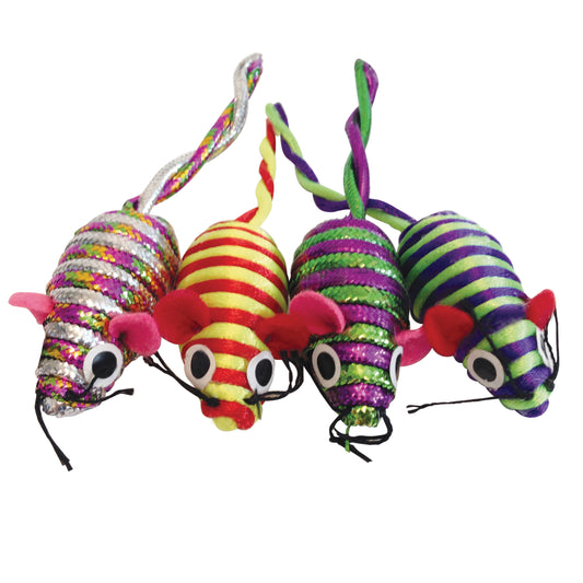 Cat Love FurryFrolics - Cat Toy - Glitter Stripe Catnip Mice