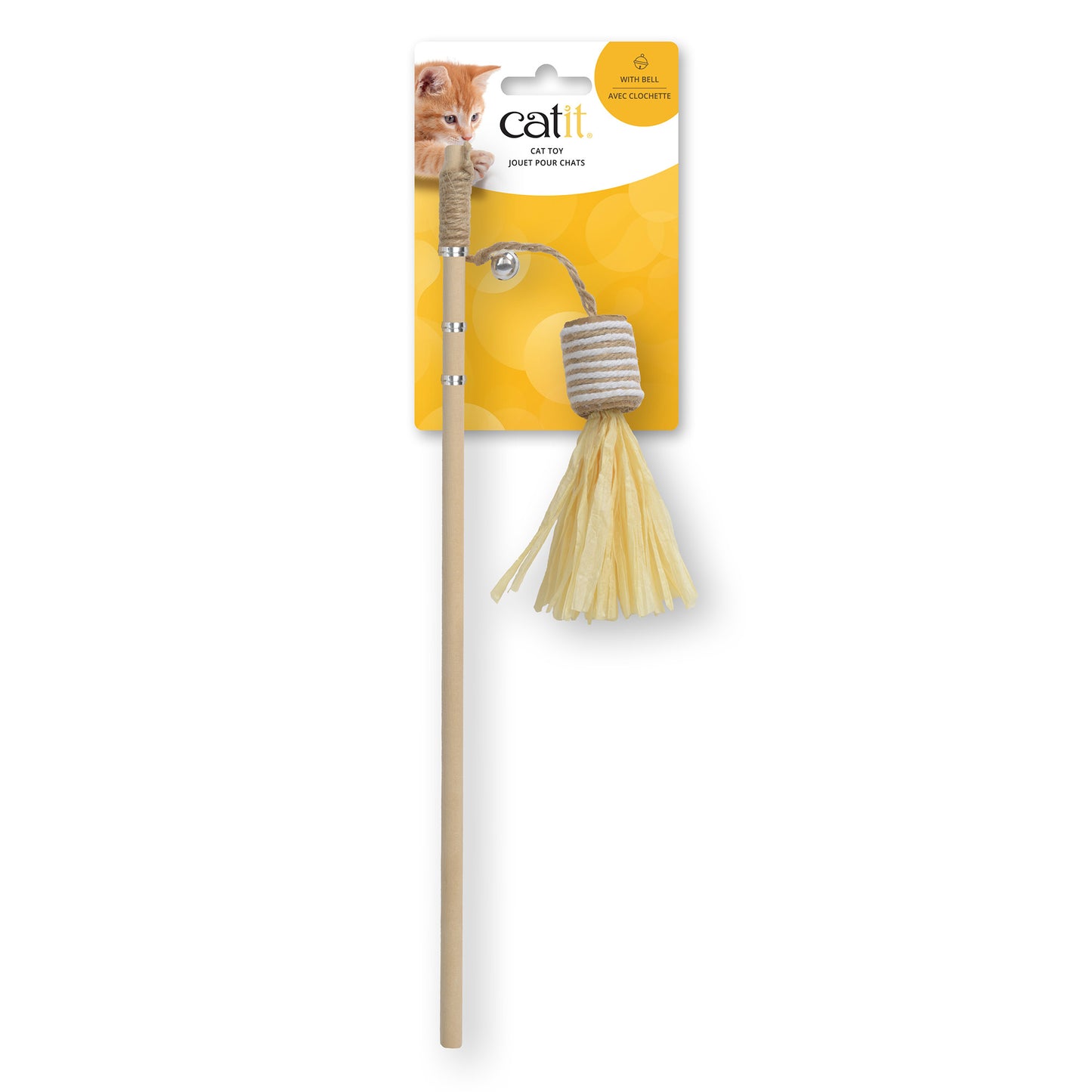 CATIT - Cat Toy - Teaser w/ Corrugated Roller