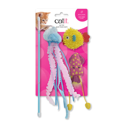 CATIT - Cat Toy - Sea Animal Set - 3pk
