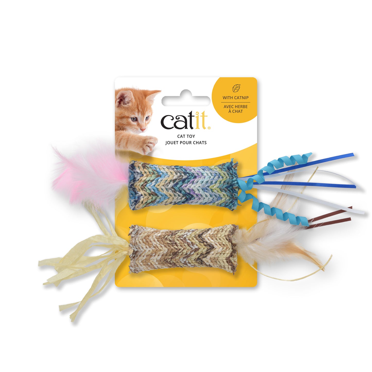 CATIT - Cat Toy - Natural Feathers - 2pk