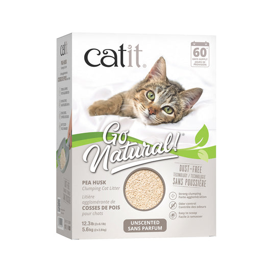 CATIT - Go Natural Pea Husk Litter - Unscented