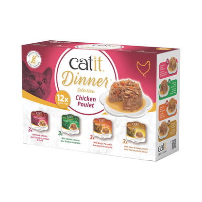 CATIT - Chicken Dinner Multipack - 12 x 75g