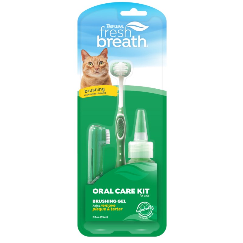 Tropiclean - Fresh Breath Oral Car Kit for Cats