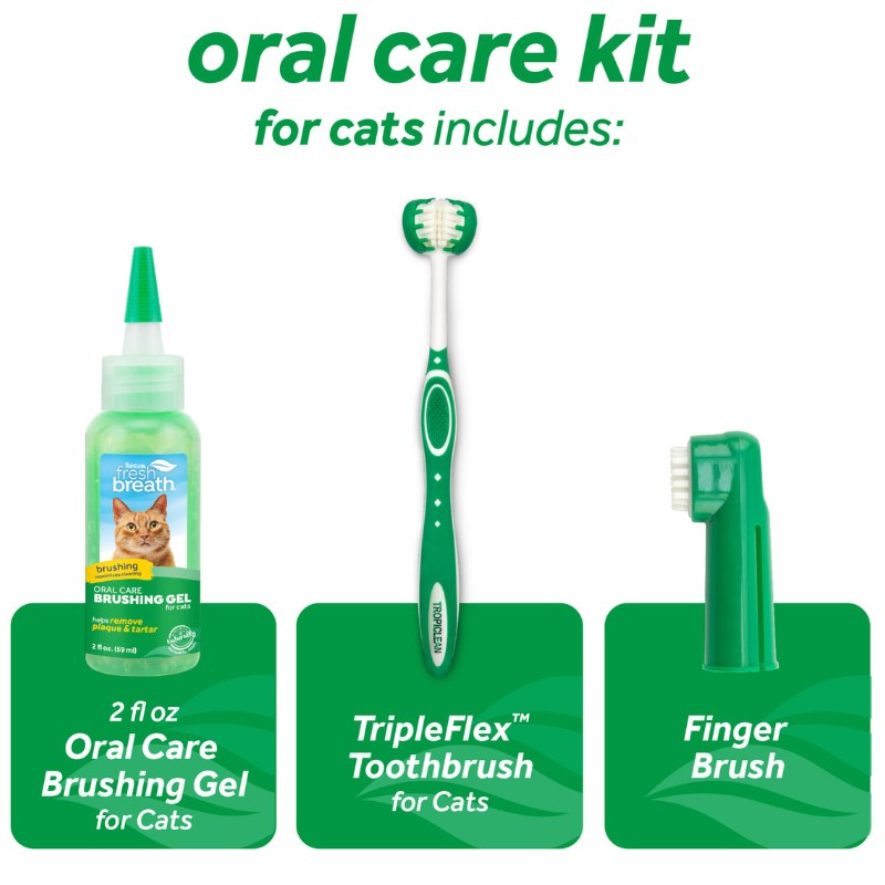 Tropiclean - Fresh Breath Oral Car Kit for Cats