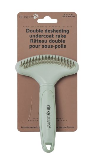 Dexypaws - Double Desheding Undercoat Rake