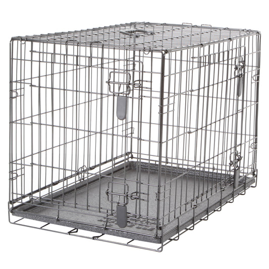DOGIT -  Two Door Wire Home Crates with divider