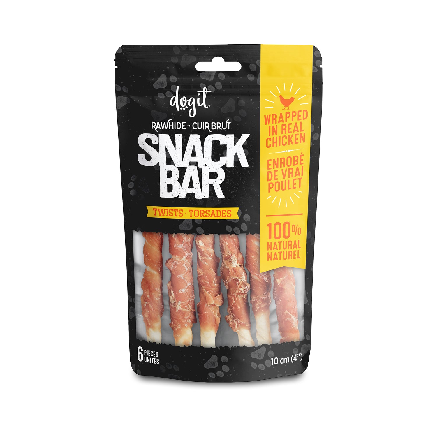 Dogit - Snack Bar - Chicken-Wrapped Twists