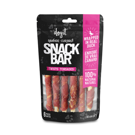 Dogit - Snack Bar - Duck-Wrapped Twists