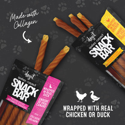 Dogit - Snack Bar - Chicken-Wrapped & Collagen Twisted Sticks