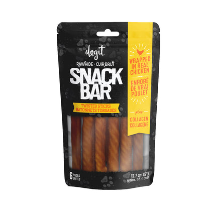 Dogit - Snack Bar - Chicken-Wrapped & Collagen Twisted Sticks