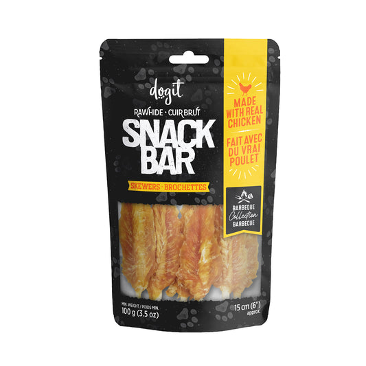 Dogit - Snack Bar - Chicken & Beefhide Skewers