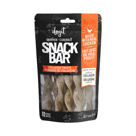 Dogit - Snack Bar - Chicken Collagen Twists