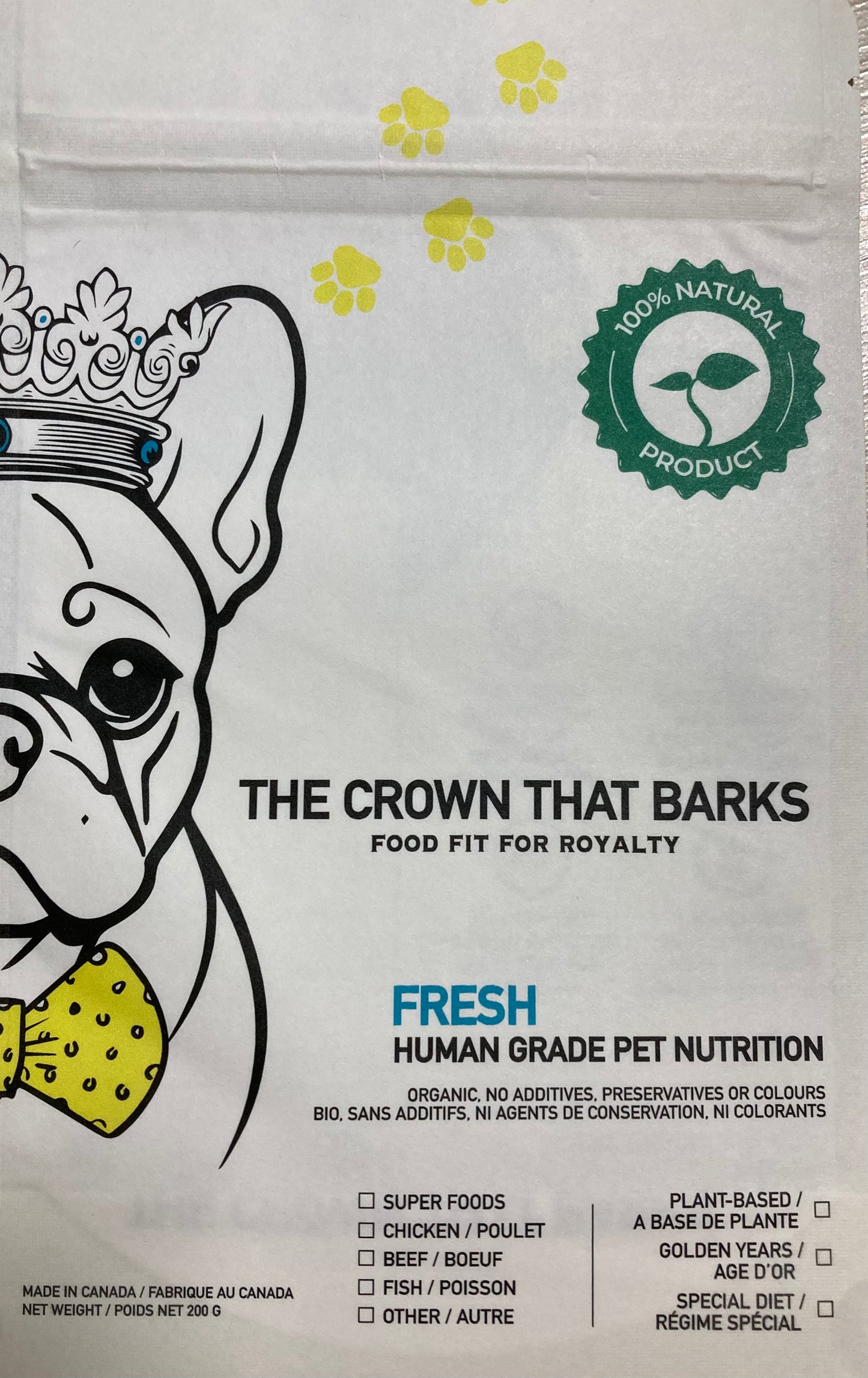 The Crown That Barks - Frozen Dog Food