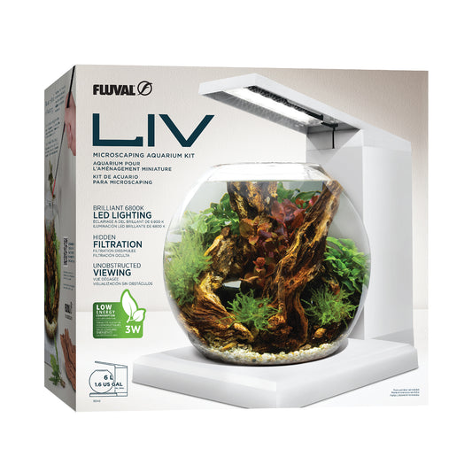 Fluval - LIV Microscaping Aquarium Kit - White