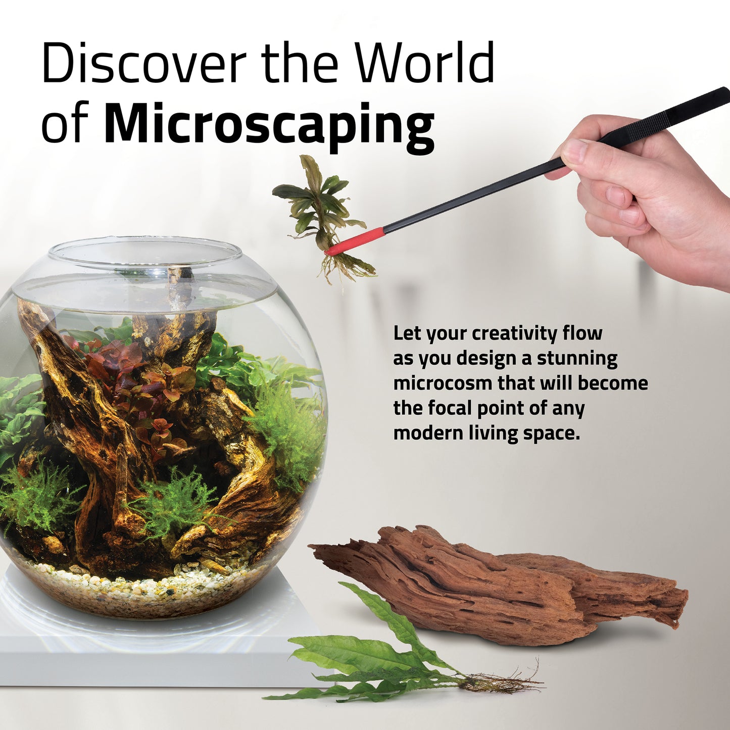 Fluval - LIV Microscaping Aquarium Kit - White