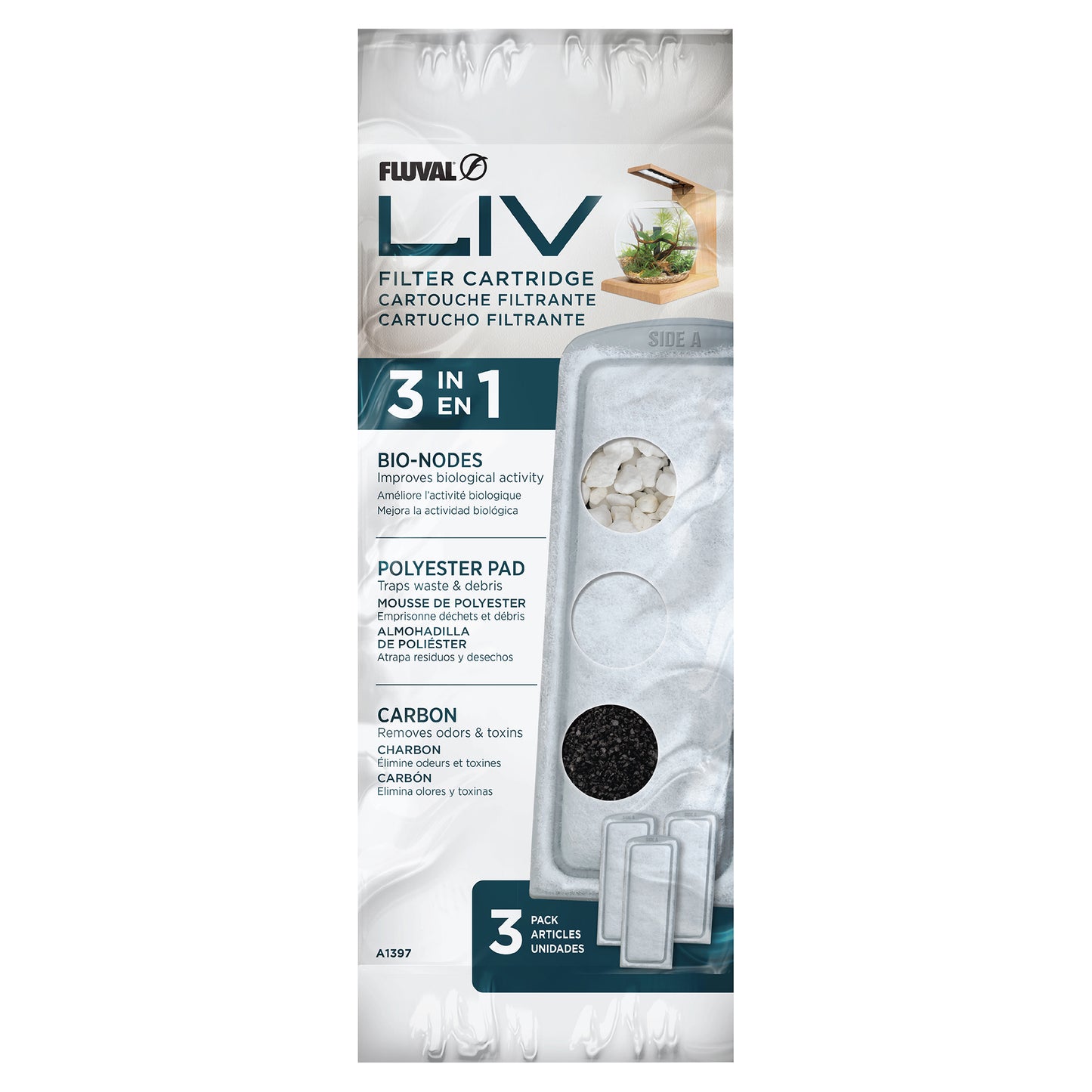 Fluval LIV - Poly-Carb Replacement Cartridge