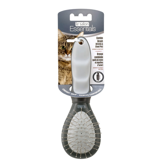 Le Salon - Essentials - Cat Bristle/Steel Pin Combo Brush