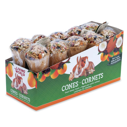 Living World - Small Animal Cones - Fruit Flavour