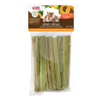 Living World Small Animal Chews - Papaya Stalk Sticks - 10 pieces