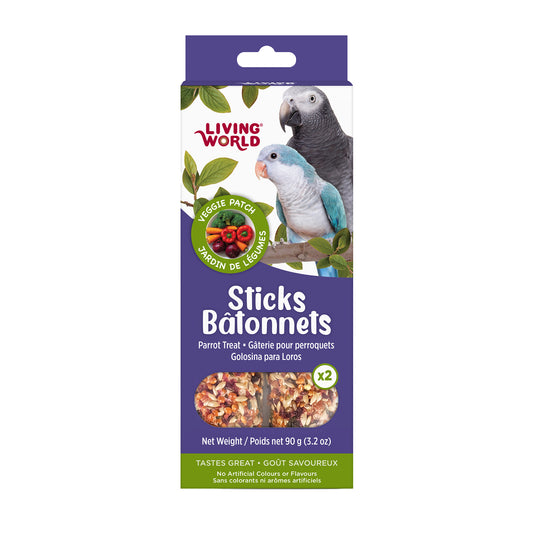 LIVING WORLD - Parrot Treat - Veggie Patch