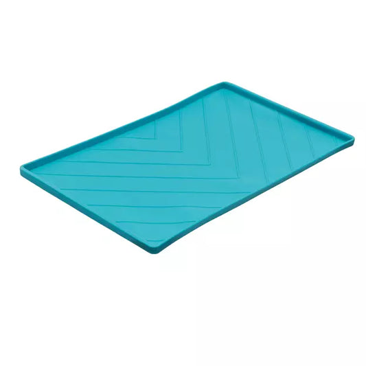 Messy Mutts - Silicone Mat with Metal Rods - Blue