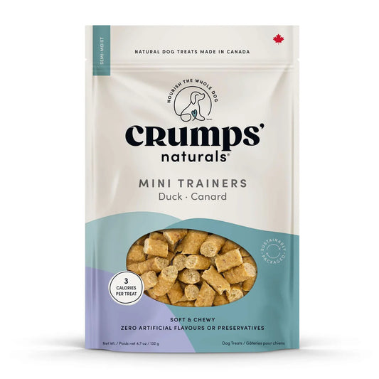 Crumps' Naturals - Mini Trainers Semi Moist Duck Flavoured Dog Treat