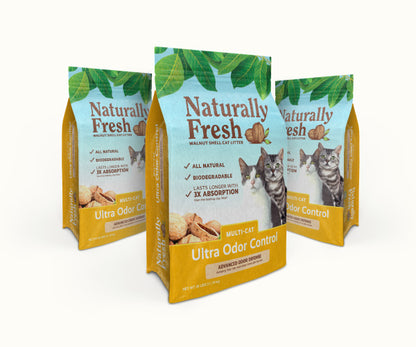 Naturally Fresh Walnut Odor Control Clumping Cat Litter
