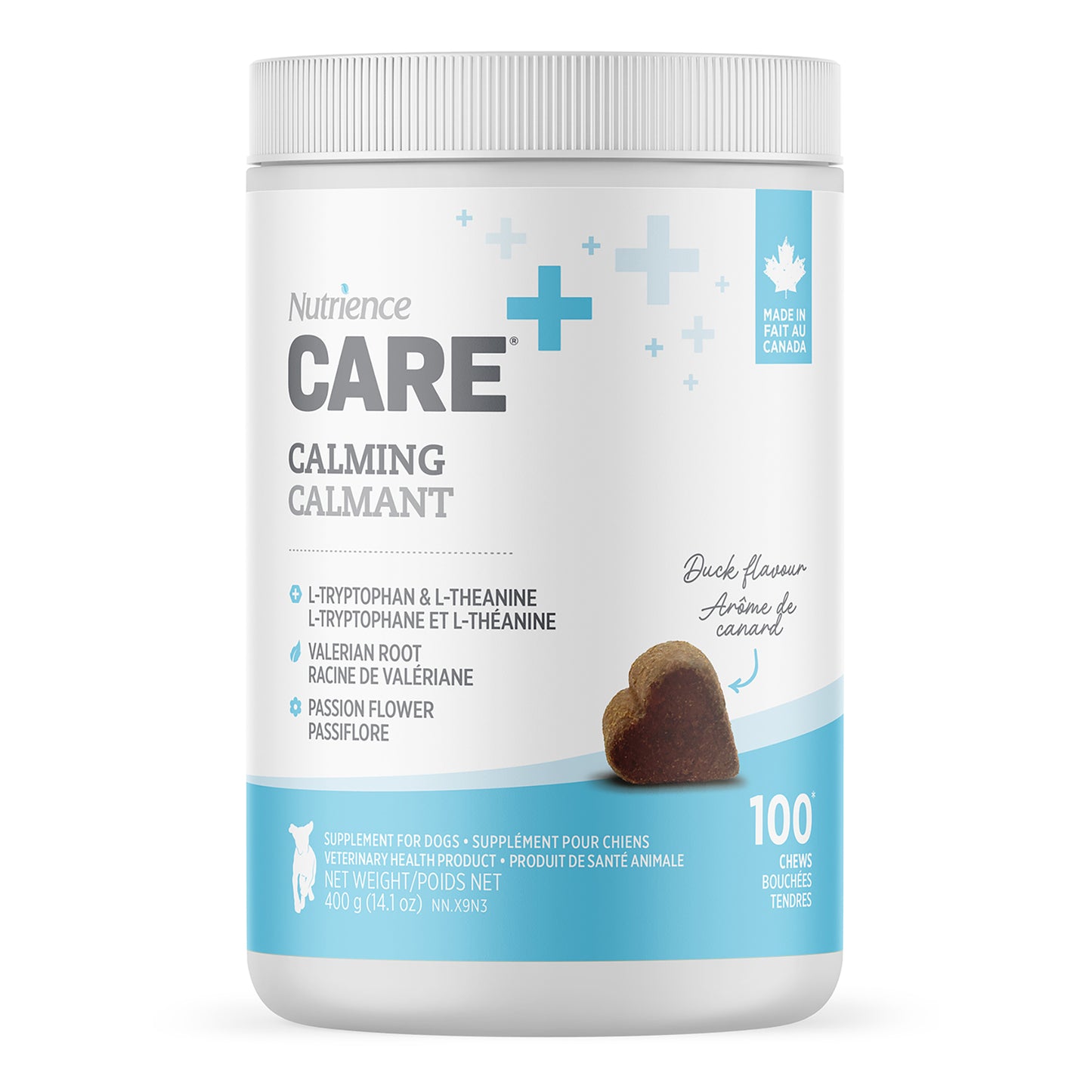 NUTRIENCE CARE - Supplement for Dogs - Calming - 100 soft chews - 400g