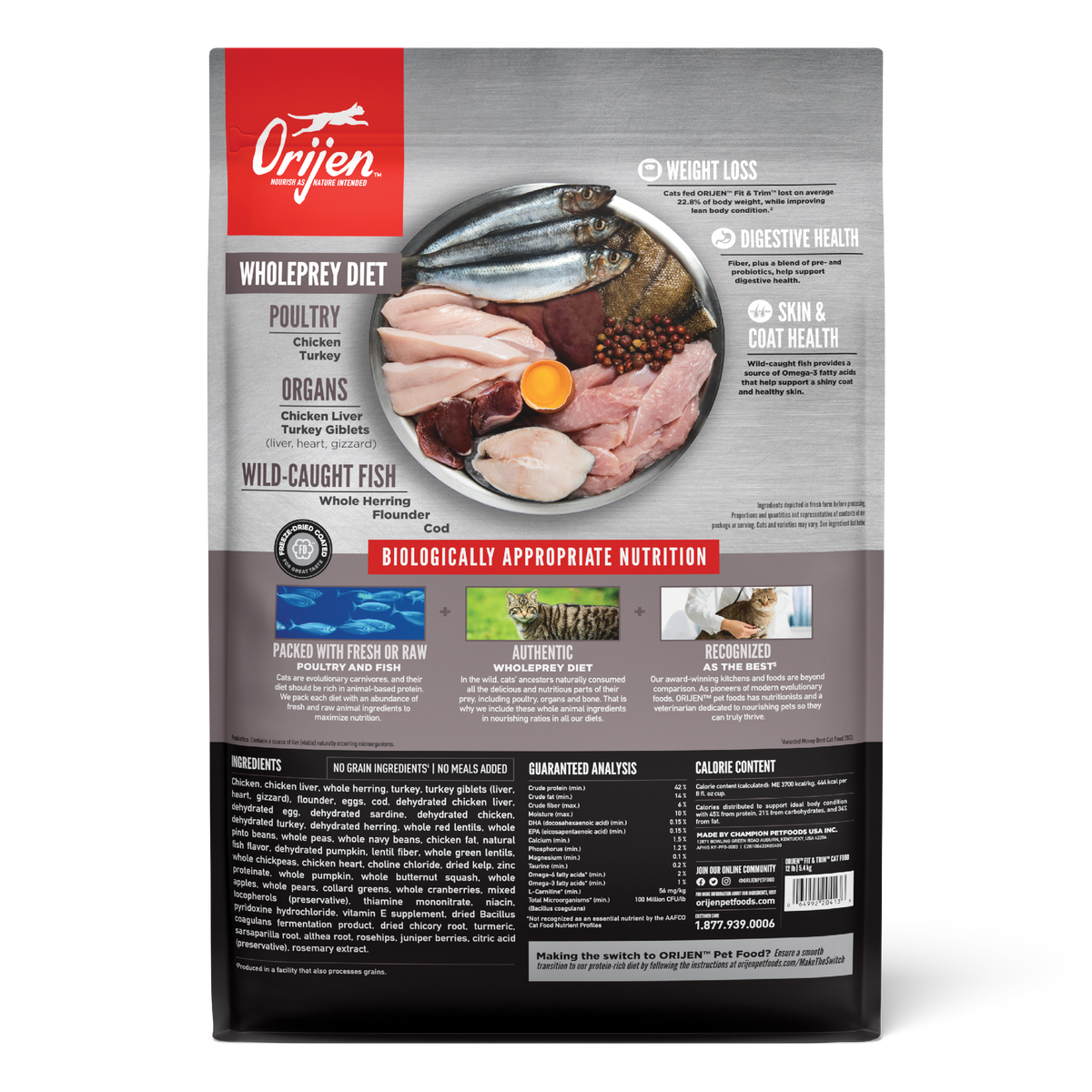Orijen - Fit & Trim Cat recipe