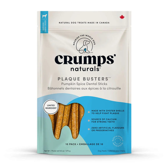 Crumps' Naturals - Plaque Buster Pumpkin Spice Flavour Dog Treat