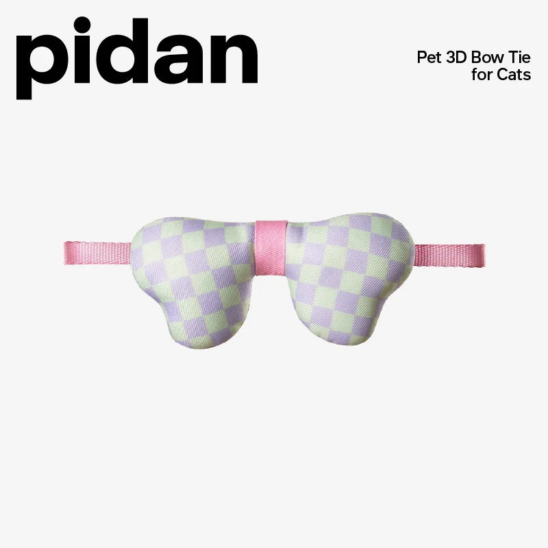 Pidan Bow Tie Collar, Plush & Stuffed 3D Type