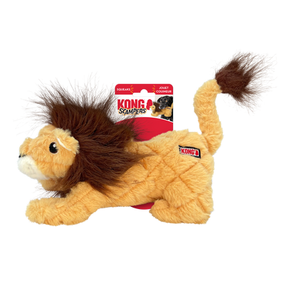 Kong Scampers Stuffed Wild Animals Toys for Dogs