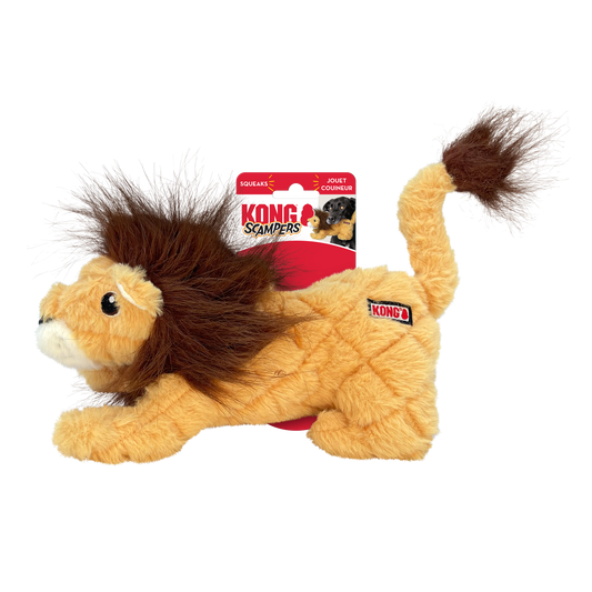 Kong Scampers Stuffed Wild Animals Toys for Dogs