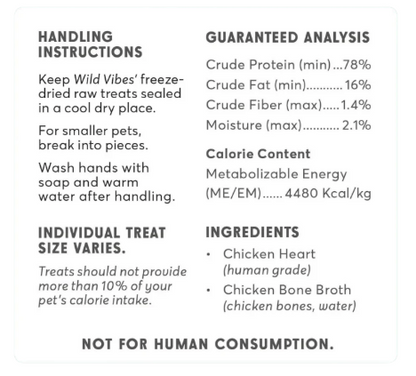 Wild Vibes - Chicken Heart and Bone Broth