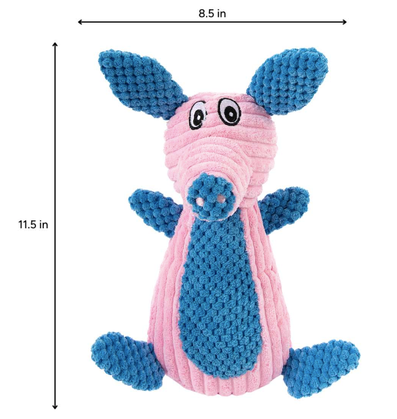 BrookBrand - Plush Squeaker Pig