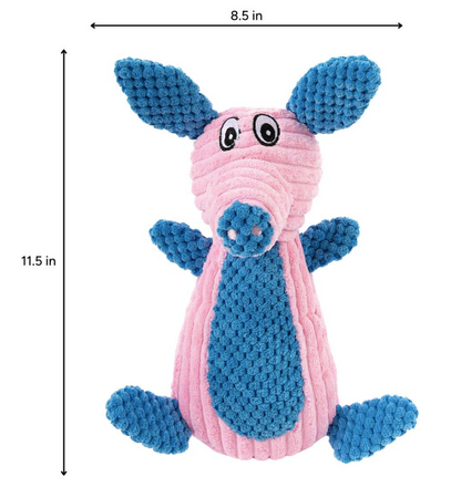 BrookBrand - Plush Squeaker Pig