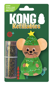 Kong - HOLIDAY - Refillables Mouse