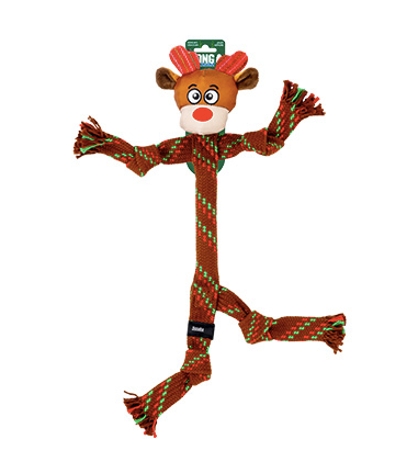 Kong® HOLIDAY Scrubz Reindeer