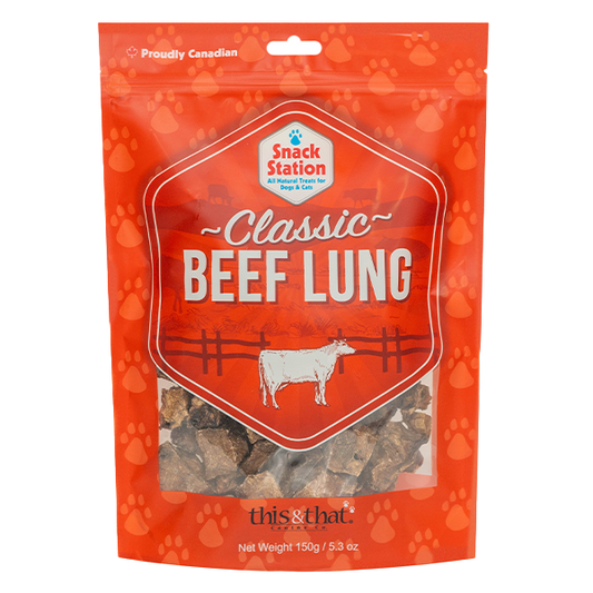 This & That Snack Station Beef Lung Treats For Dogs