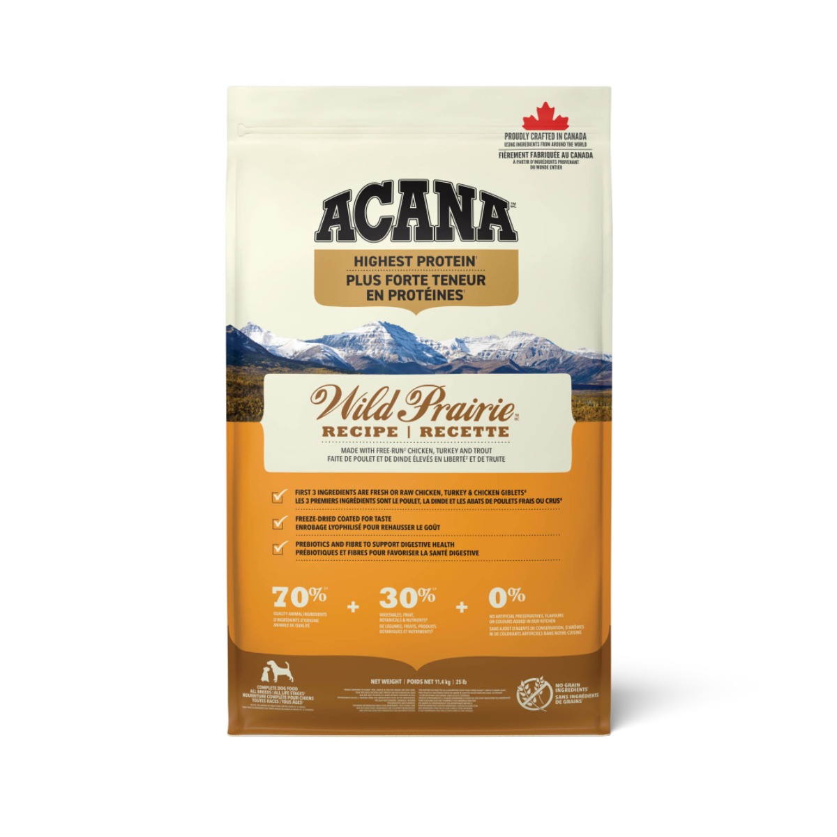 Acana - Dog - Highest Proteins Wild Prairie