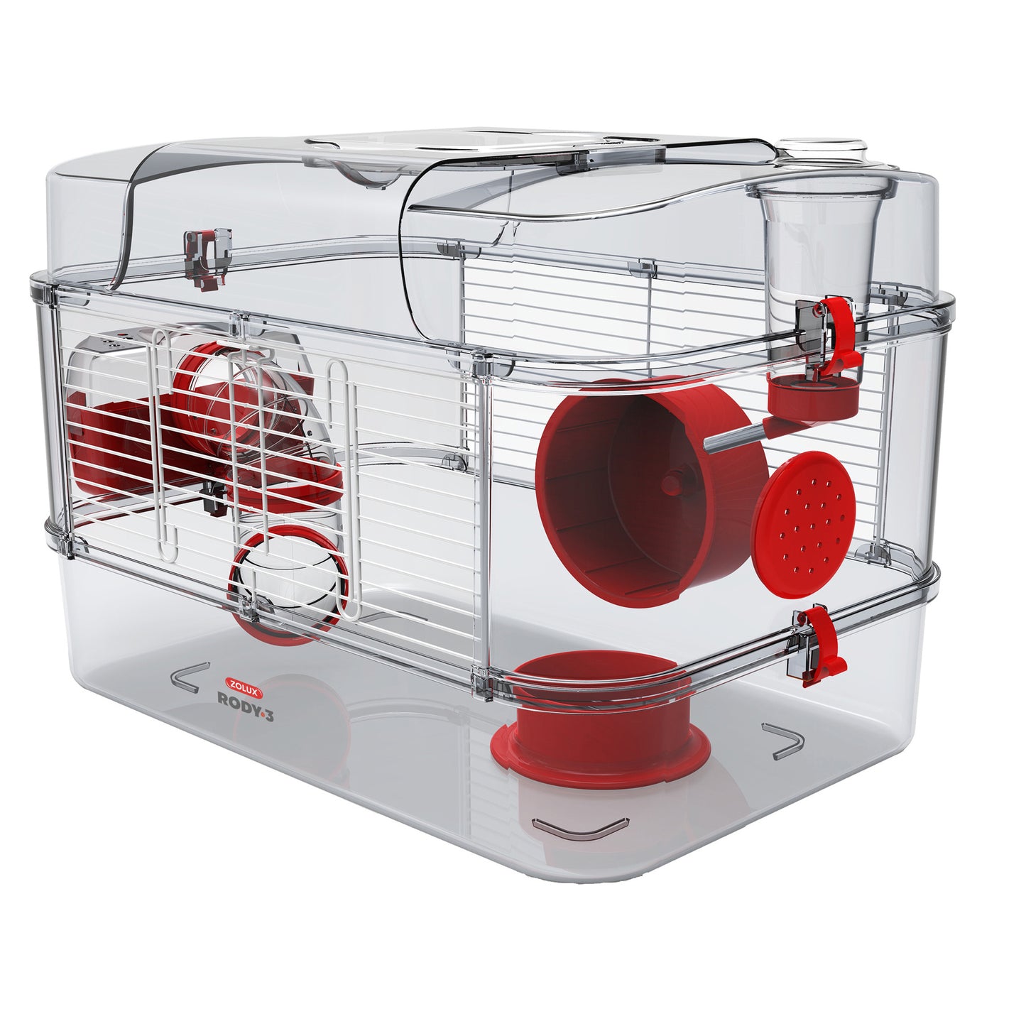 Rody3 - Trio Hamster Cage - Grenadine
