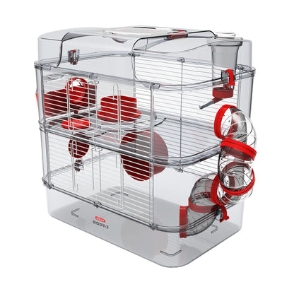 Rody3 - Trio Hamster Cage - Grenadine