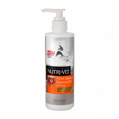 NutriVet - Wild Alaskan Salmon Oil 6.5oz for Dogs