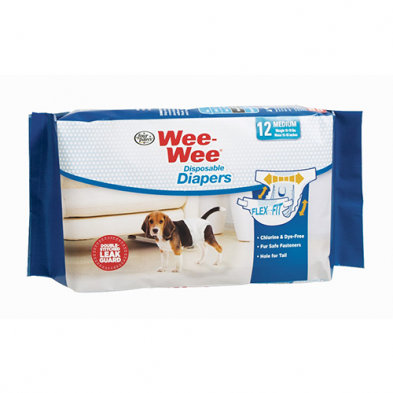 Four Paws® Wee-Wee® Disposable Diapers Medium (12 pack)