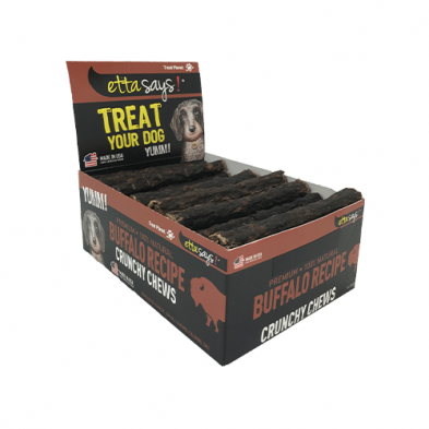 Etta Says!® Premium Crunchy Buffalo Chews 4.5 Dog Treat