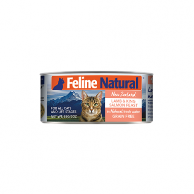 Feline Natural - Wet Cat Food - Lamb & King Salmon Feast