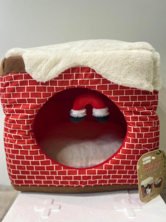 Cozy Christmas Pet Bed