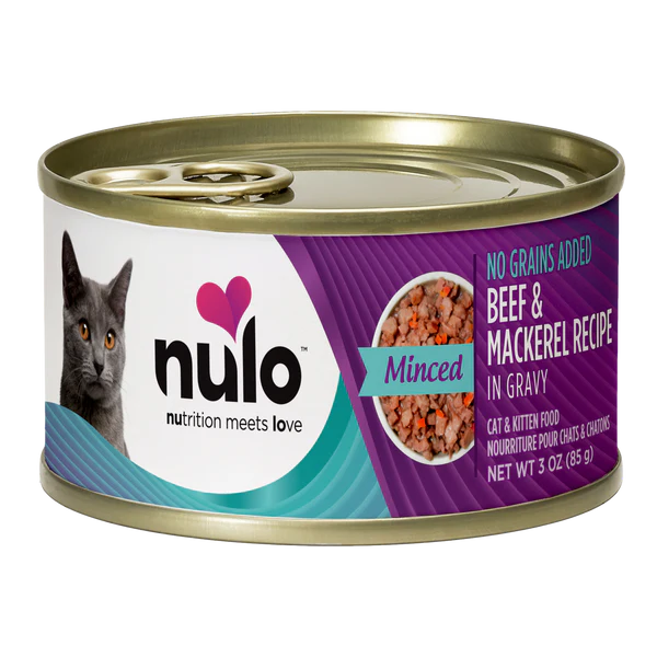 Nulo - No Grains Minced Beef & Mackerel in Gravy