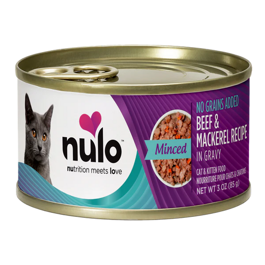 Nulo - No Grains Minced Beef & Mackerel in Gravy