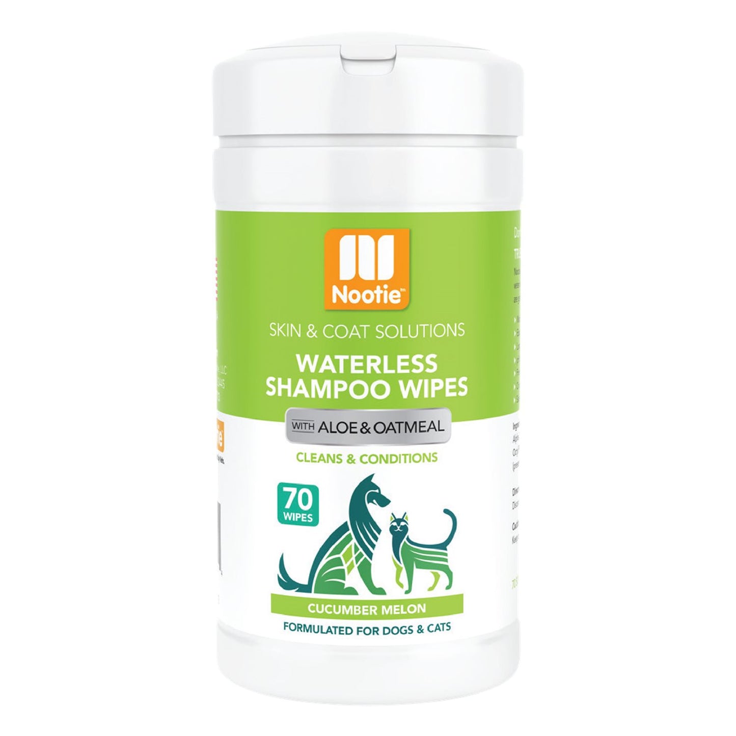 Nootie Waterless Shampoo Wipes 70ct